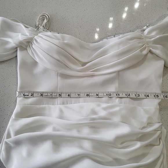 Mori Lee 21821 Ivory Bridesmaid Bridal Wedding Dress - Picture 14 of 16